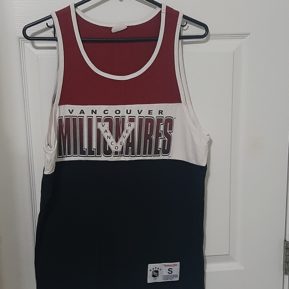 Mitchell and ness vancouver millionaires tank top